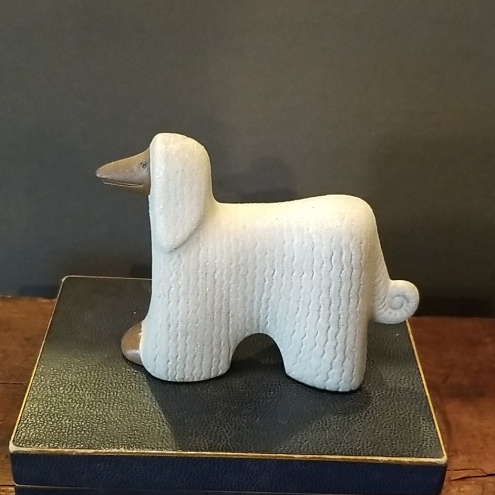 -SOLD - Toscany -Lisa Larson inspired Afghan hound